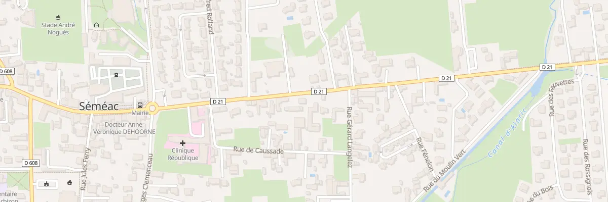 Plan du 67 Rue de la République à Séméac
