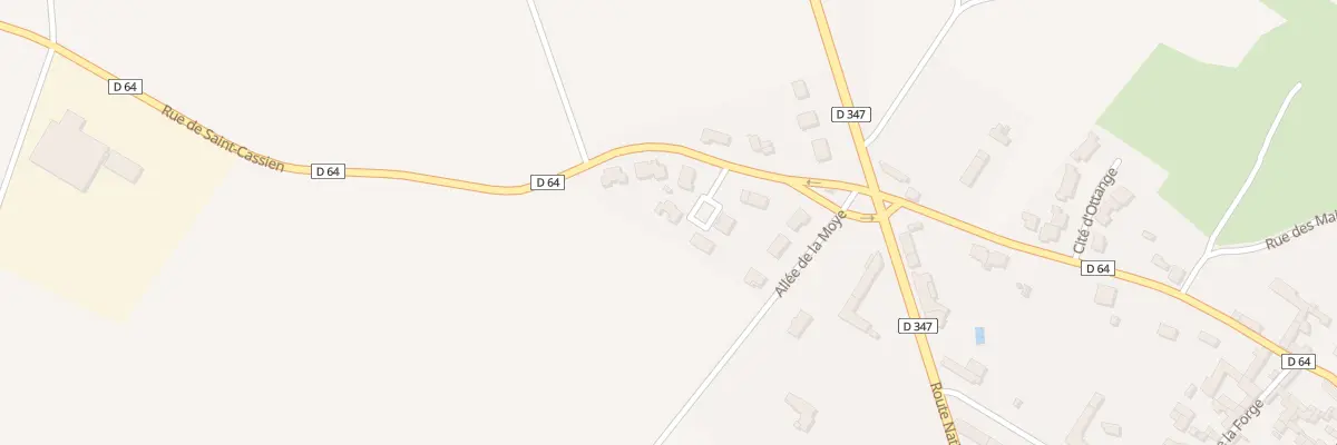 Plan du 4 Cite de la Moye à Angliers