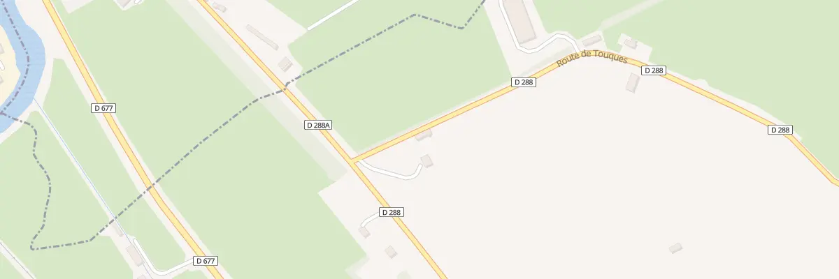 Plan du 861 Rte de Touques à Bonneville-sur-Touques