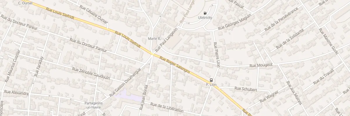 Plan du 8 Rue Mougeot au Havre