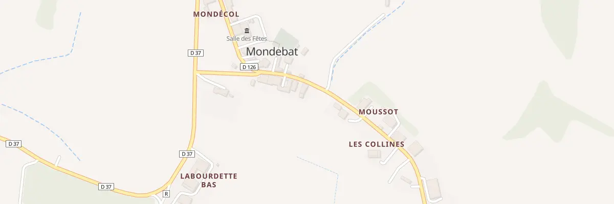 Plan du 5008 A Labourdette à Couloumé-Mondebat