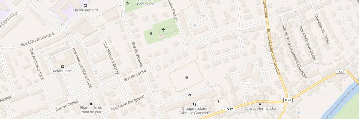 Plan du 56 Rue de Cerisé à Alençon