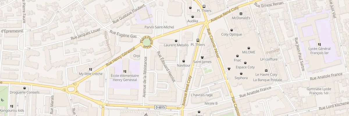 Plan du 21 Rue Diderot au Havre