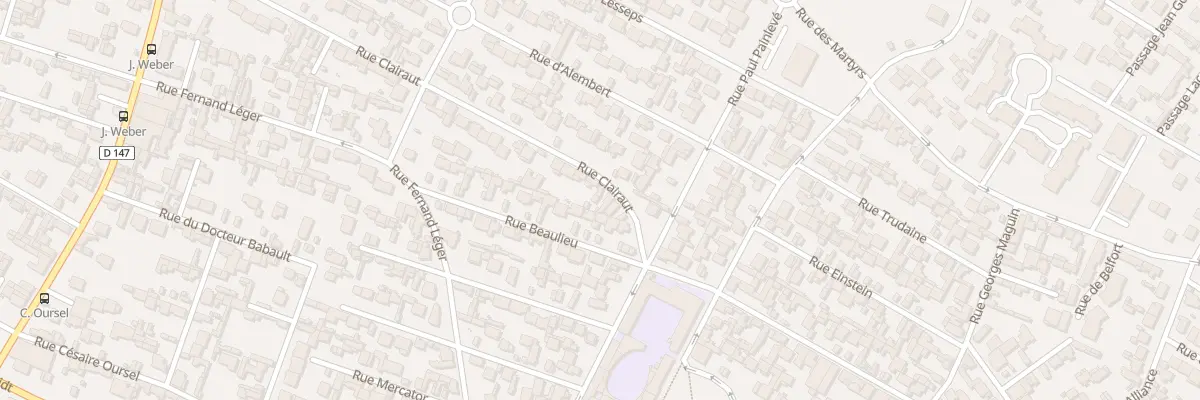 Plan du 68B Rue Clairaut au Havre