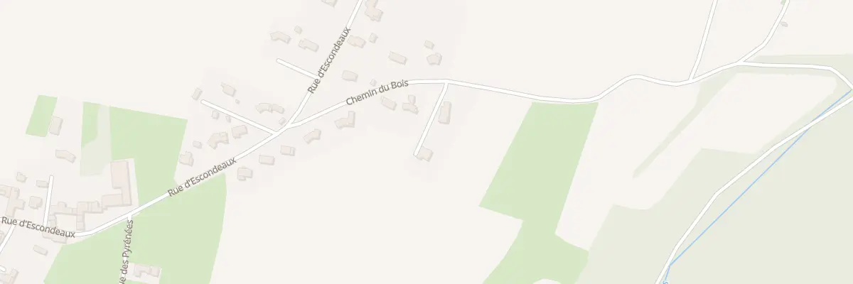 Plan du 10 Che du Bois à Tostat