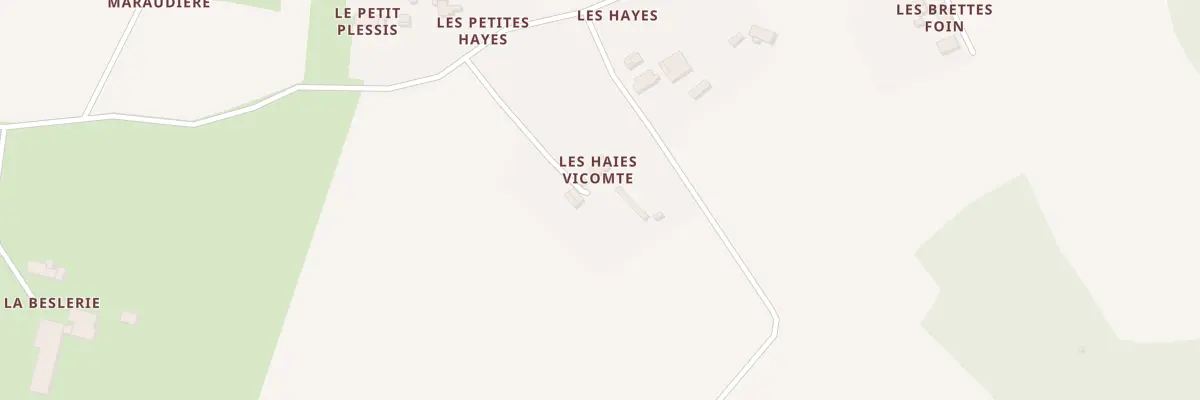 Plan du 5571 Les Hayes à Luché-Pringé