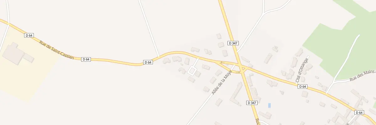 Plan du 2 Cite de la Moye à Angliers