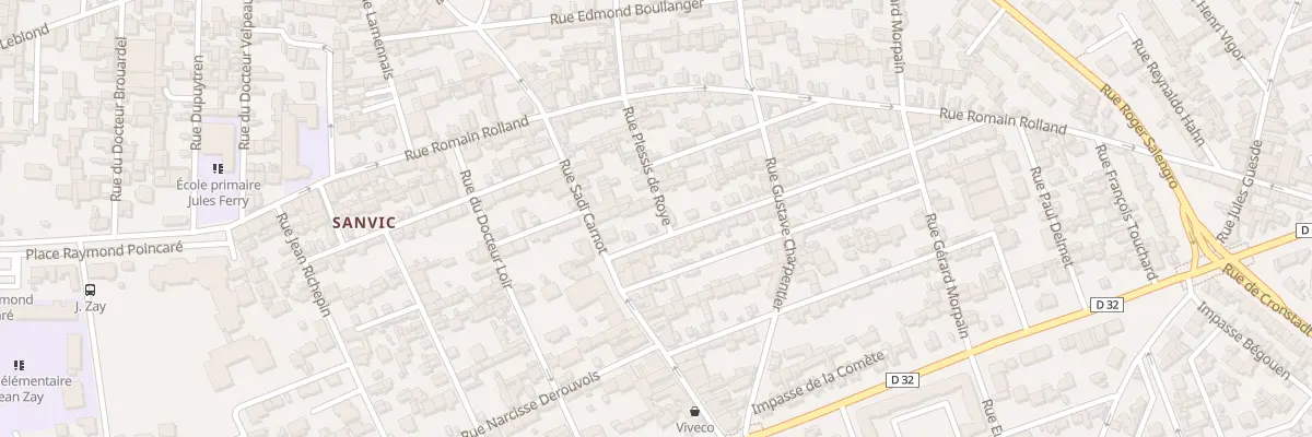 Plan du 9 Rue Johann Strauss au Havre
