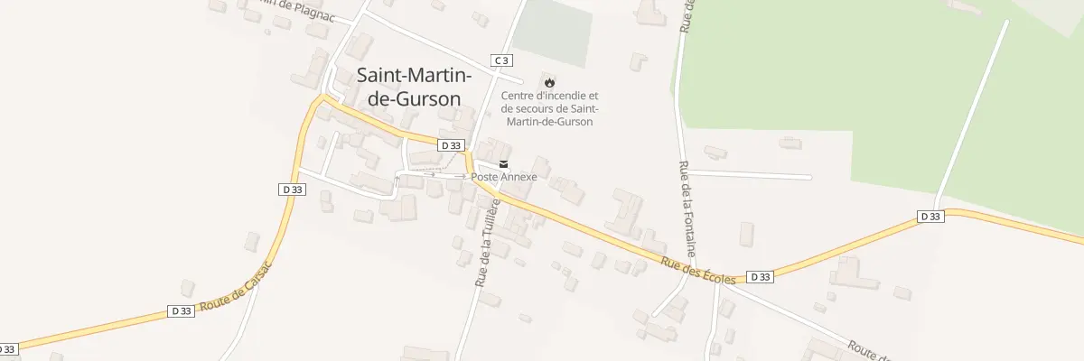 Plan du 3 Rue des Ecoles à Saint-Martin-de-Gurson