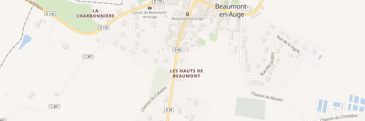 Plan du 36 Rue de la Libération à Beaumont-en-Auge