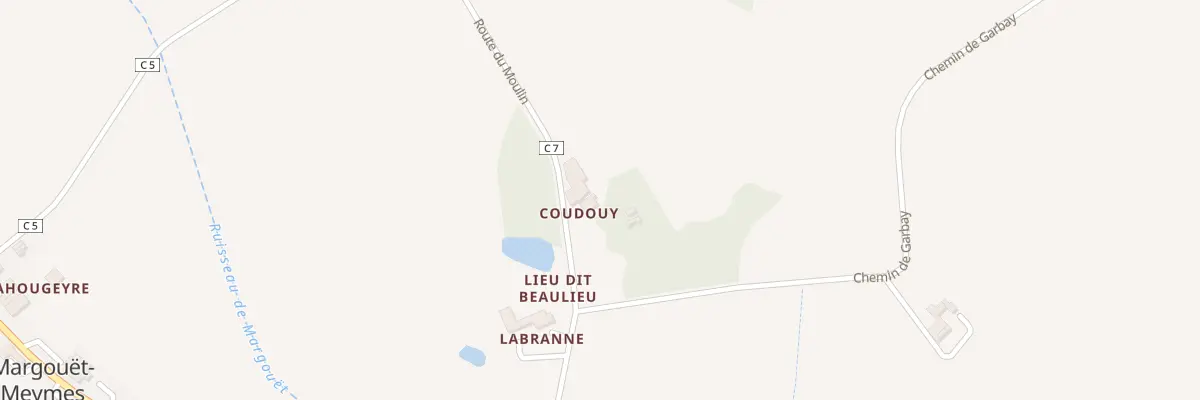 Plan du 8 Chem du Moulin à Margouët-Meymes