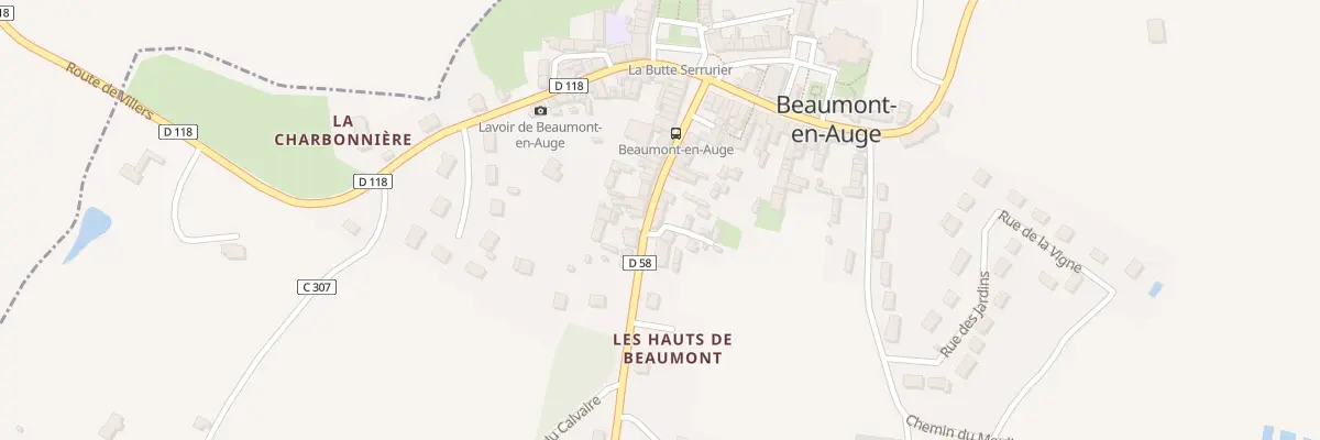 Plan du 32 Rue de la Libération à Beaumont-en-Auge