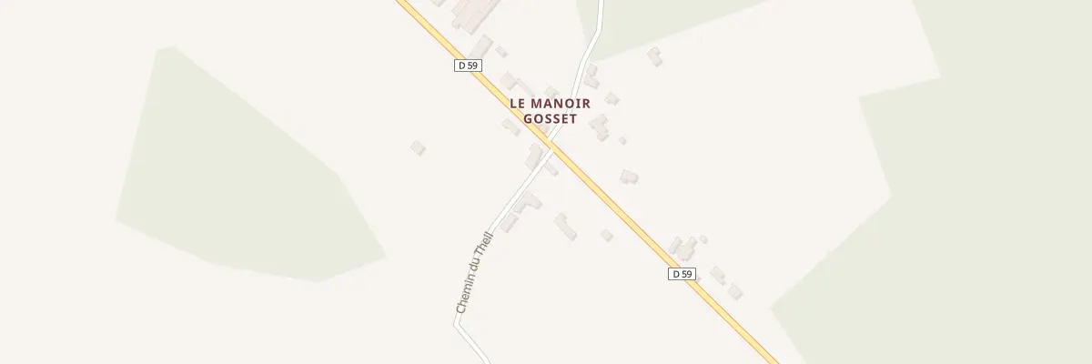 Plan du 1545 Rte du Manoir Gosset à Saint-Ouen-le-Pin