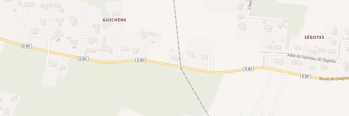Plan du 117 Rte de Villefranche à Casteljaloux