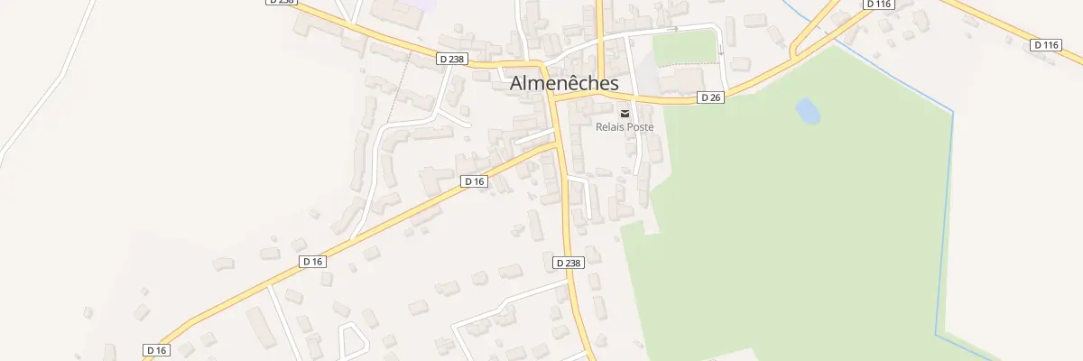 Plan du 40 Pl Maréchal Leclerc à Almenêches