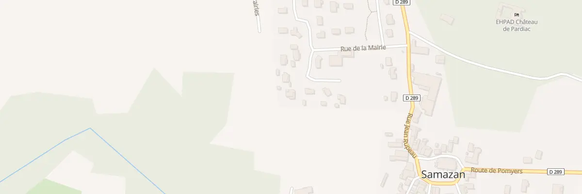 Plan du 12 Rue de la Mairie à Samazan