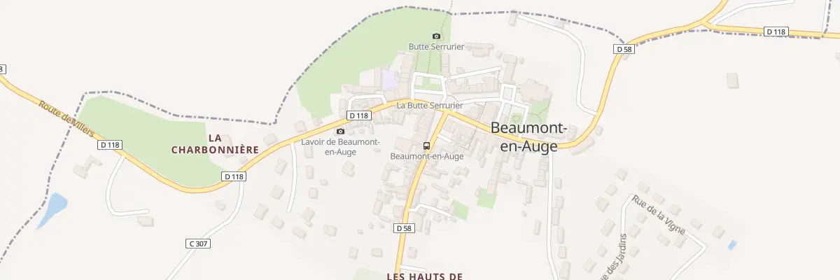 Plan du 15 Rue de la Libération à Beaumont-en-Auge