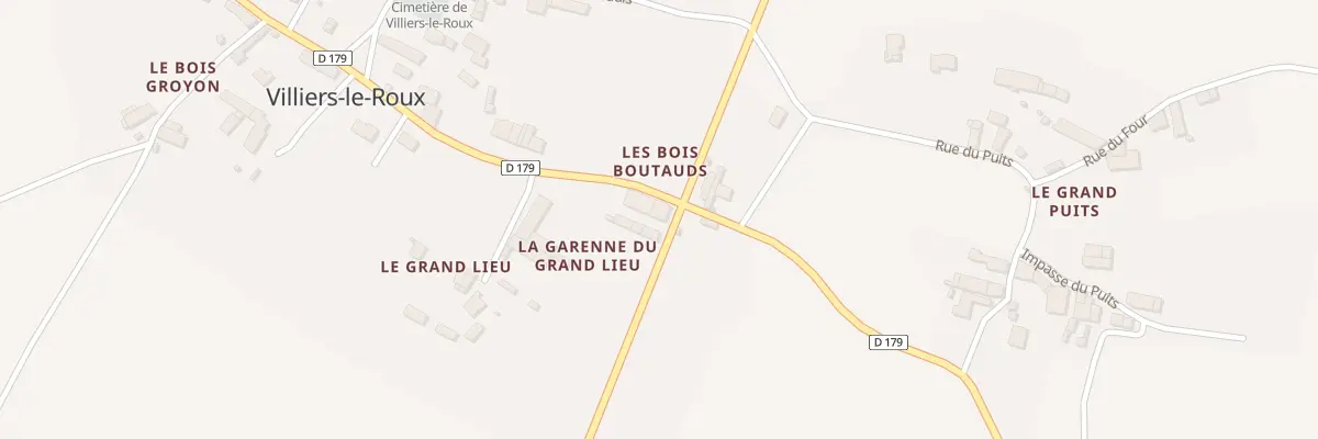 Plan du 5002 La Garenne du Grand Lieu à Villiers-le-Roux