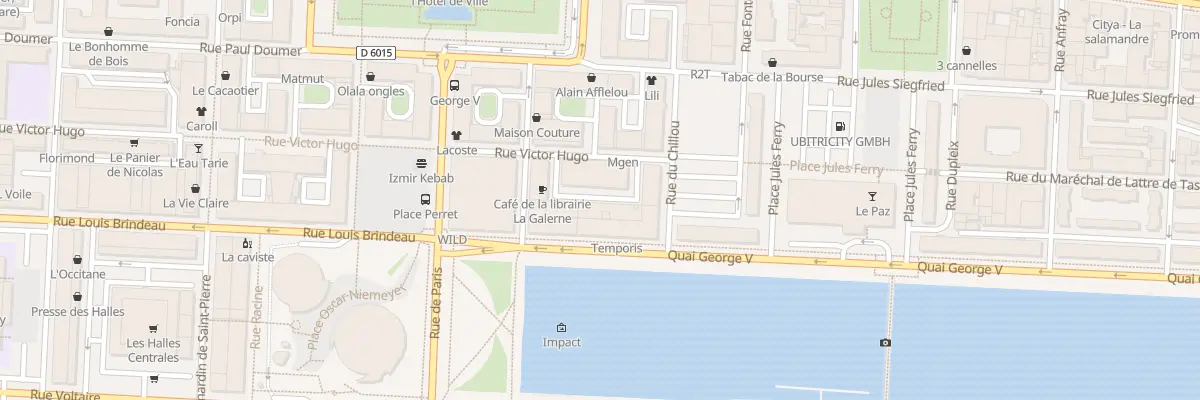 Plan du 9 Quai George V au Havre