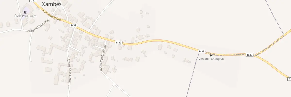 Plan du 5085 Le Bourg à Xambes