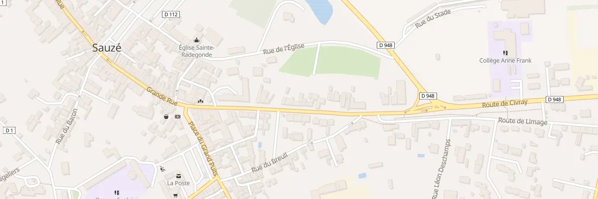 Plan du 17 Rue de la Chevalonnerie à Sauzé-entre-Bois
