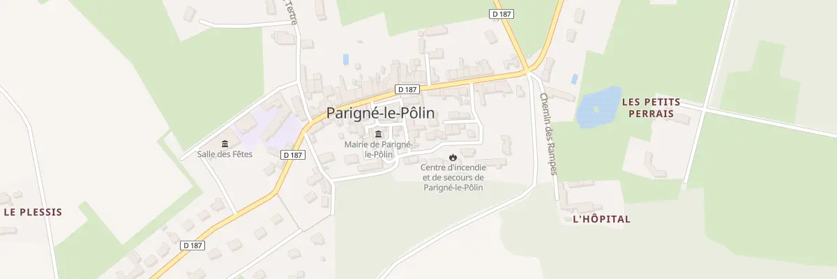 Plan du 3 Rue du Prieure à Parigné-le-Pôlin