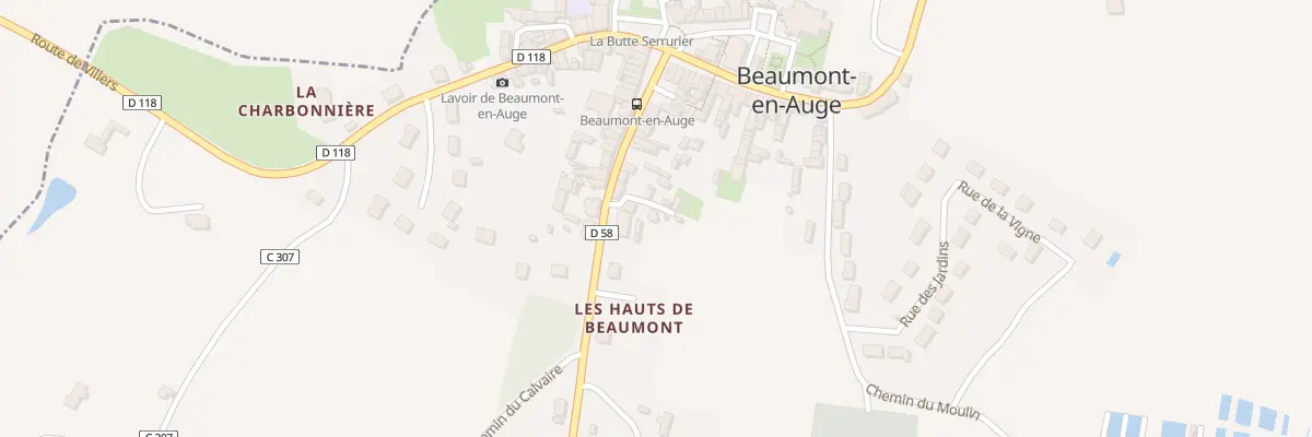 Plan du 32B Rue de la Libération à Beaumont-en-Auge
