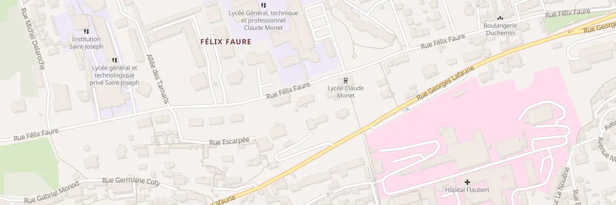 Plan du 270 Rue Félix Faure au Havre