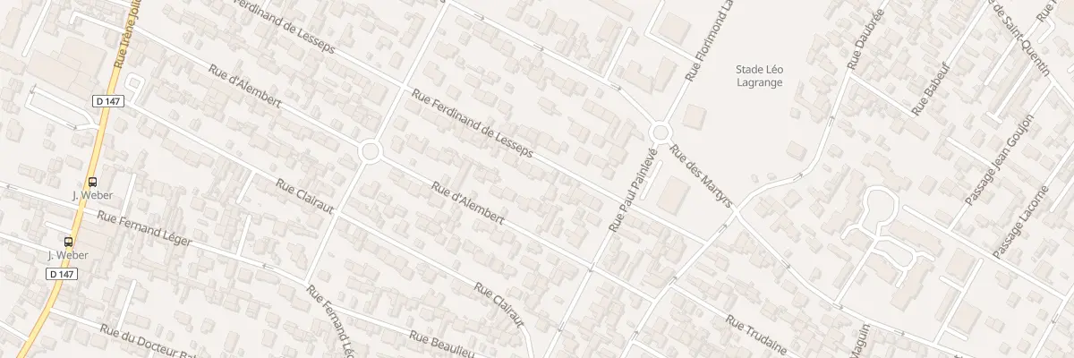 Plan du 66 Rue Ferdinand de Lesseps au Havre