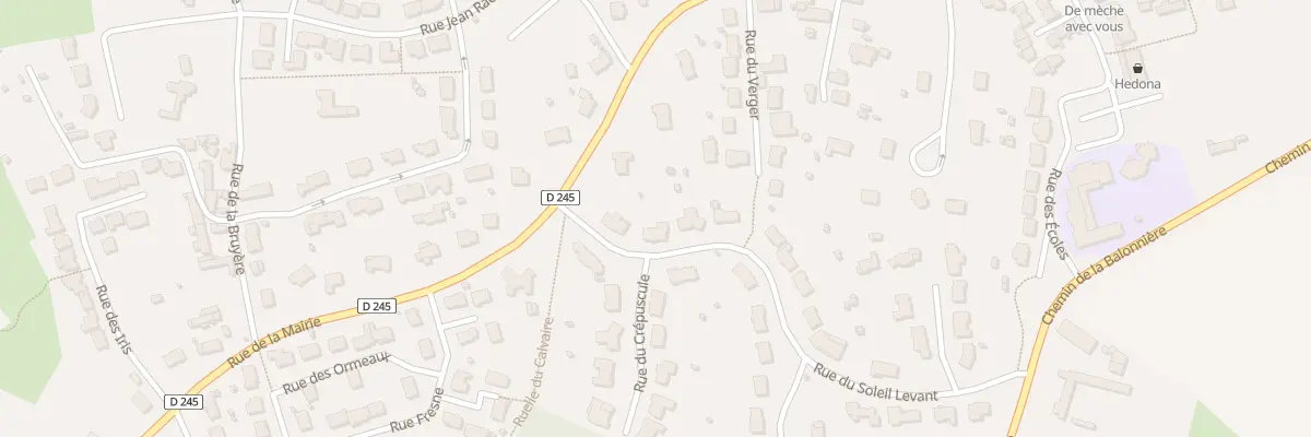 Plan du 3 Rue du Soleil Levant à Trangé