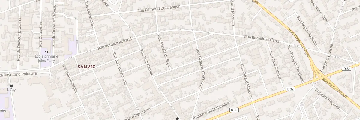 Plan du 15 Rue Johann Strauss au Havre