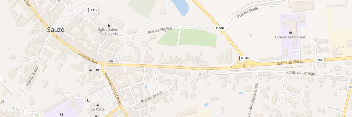 Plan du 21 Rue de la Chevalonnerie à Sauzé-entre-Bois