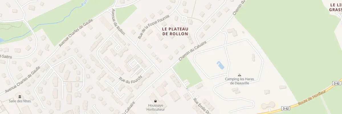 Plan du 2 Chem du Calvaire à Touques