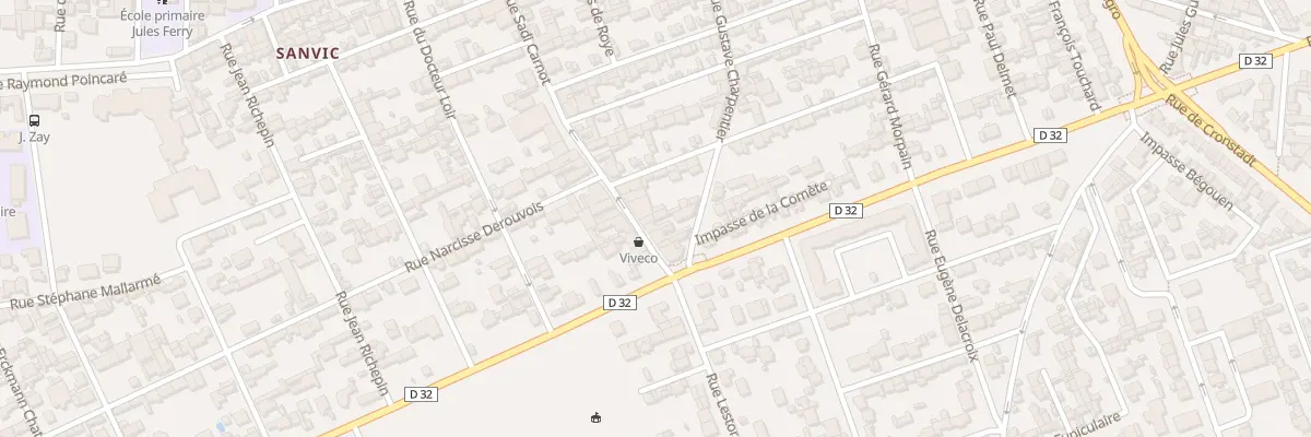 Plan du 12 Rue Sadi Carnot au Havre