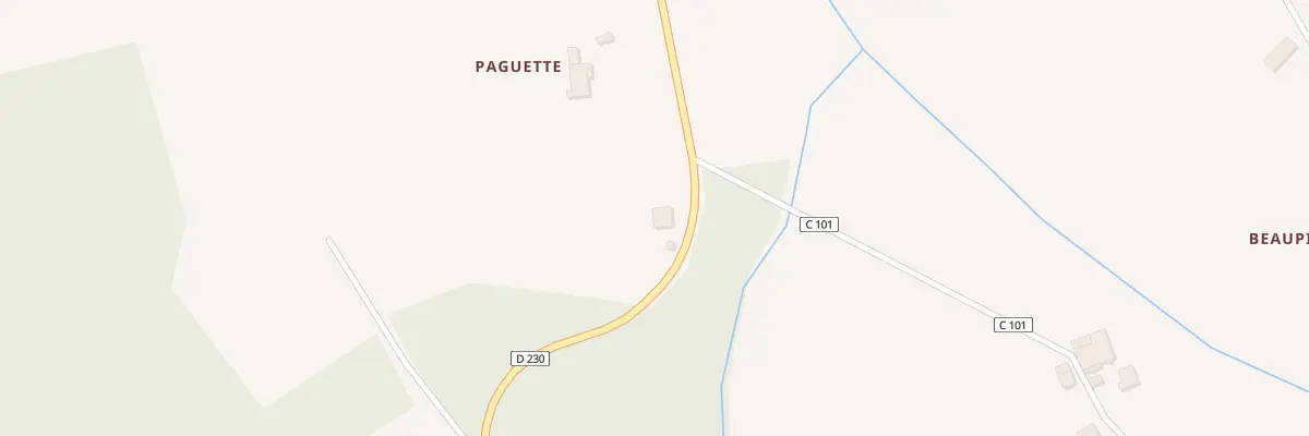 Plan du 1 Paguette à Saint-Vivien-de-Monségur