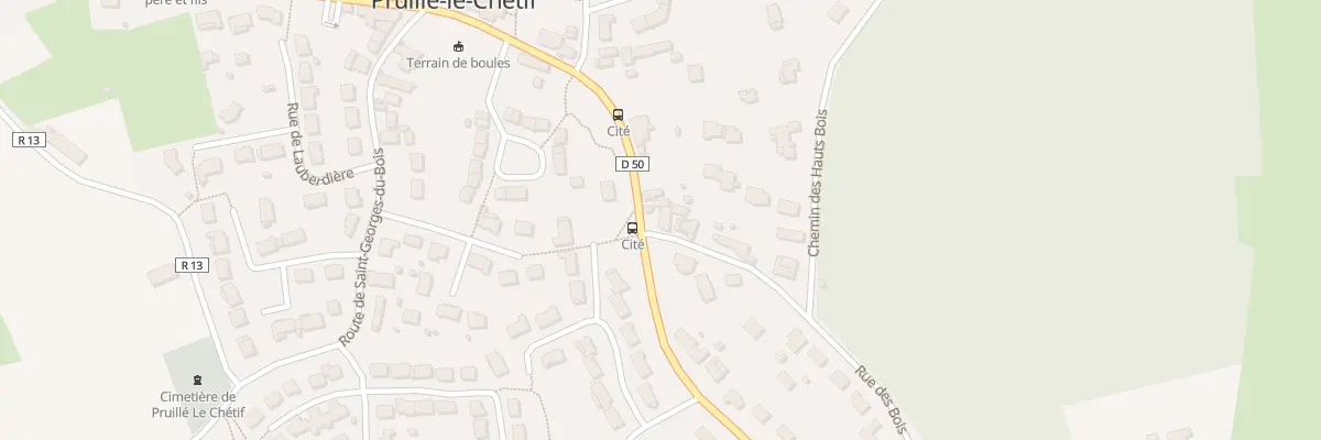 Plan du 17 Rte du Mans à Pruillé-le-Chétif