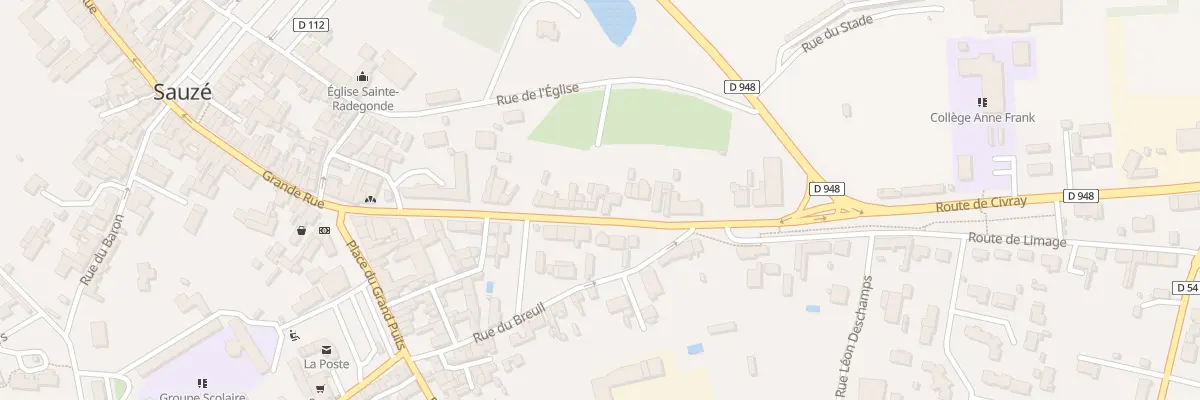 Plan du 27 Rue de la Chevalonnerie à Sauzé-entre-Bois