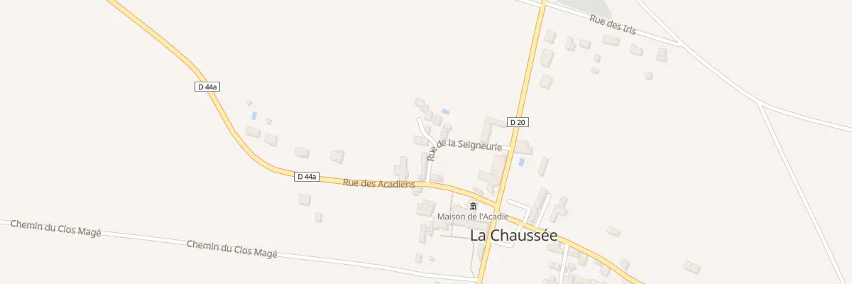 Plan du 8 Rue de la Seigneurie à La Chaussée