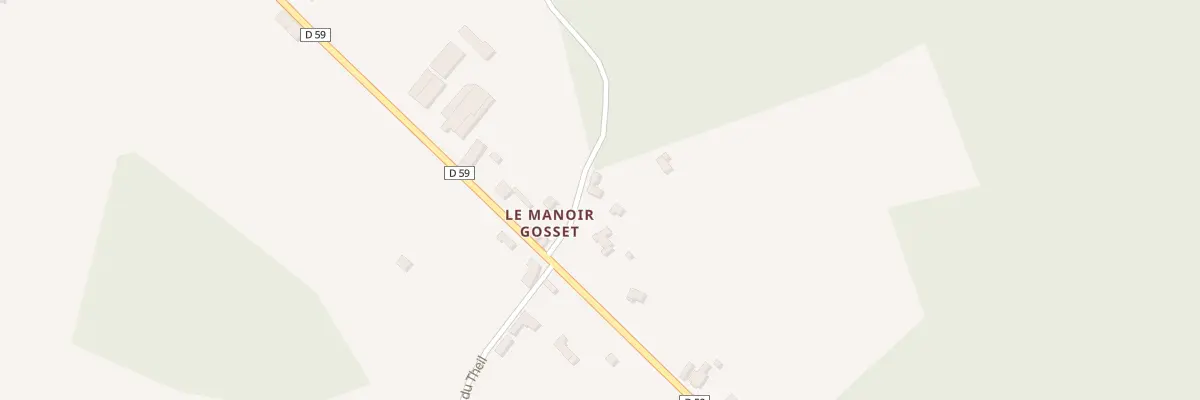 Plan du 1556 Rte du Manoir Gosset à Saint-Ouen-le-Pin