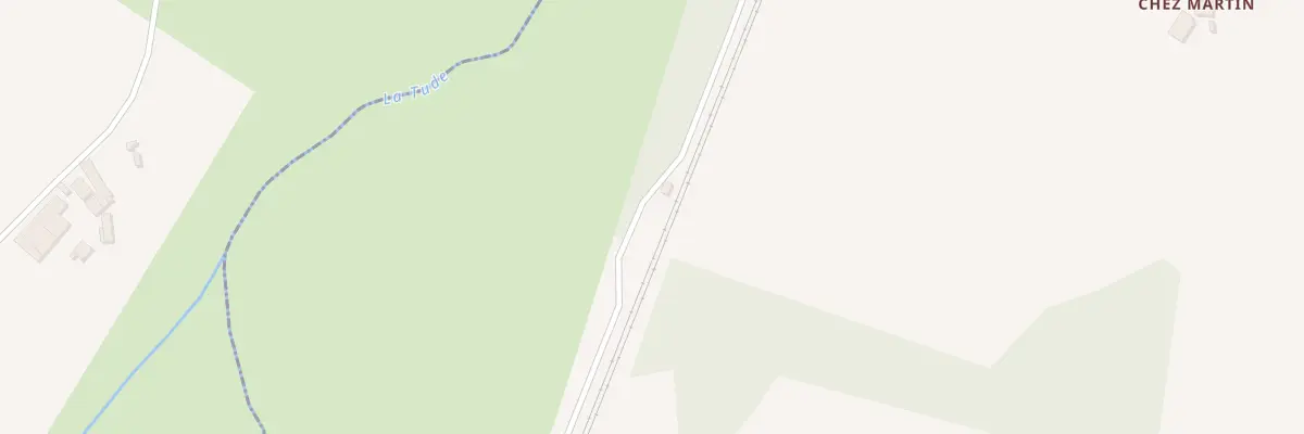 Plan du 5132 Tude de Chez Martin à Bors (Canton de Tude-et-Lavalette)
