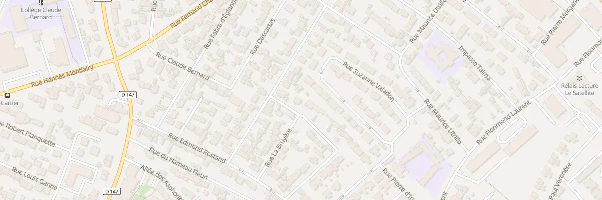Plan du 7 Rue Leconte de Lisle au Havre