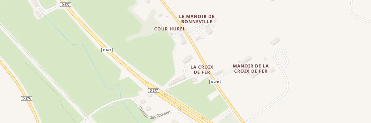 Plan du 400 Rte de la Croix de Fer à Bonneville-sur-Touques
