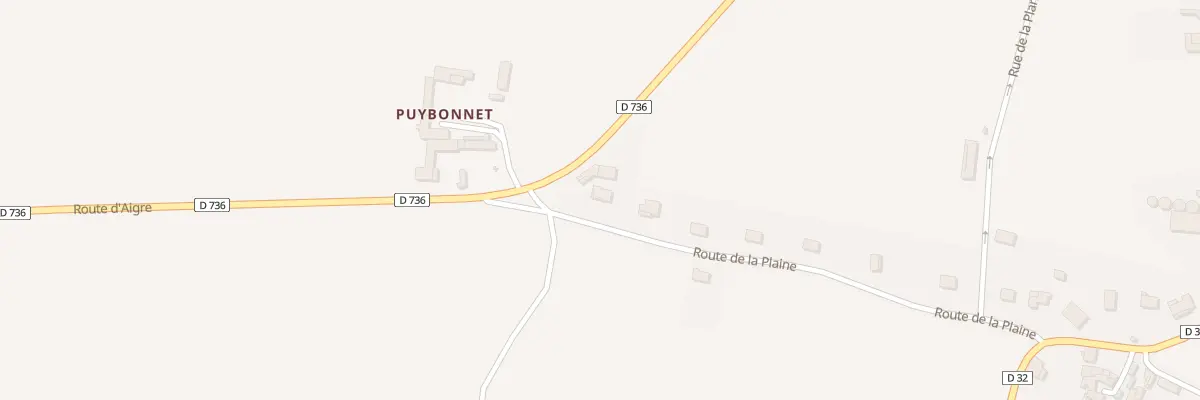 Plan du 1 Rte de la Plante à Charmé