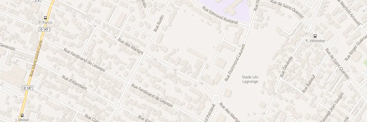 Plan du 75 Rue des Martyrs au Havre