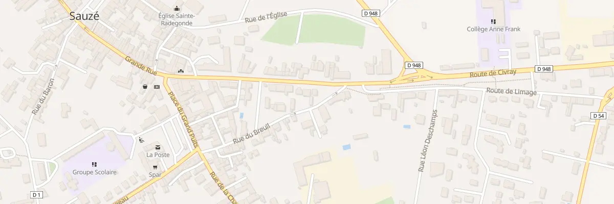 Plan du 28B Rue de la Chevalonnerie à Sauzé-entre-Bois