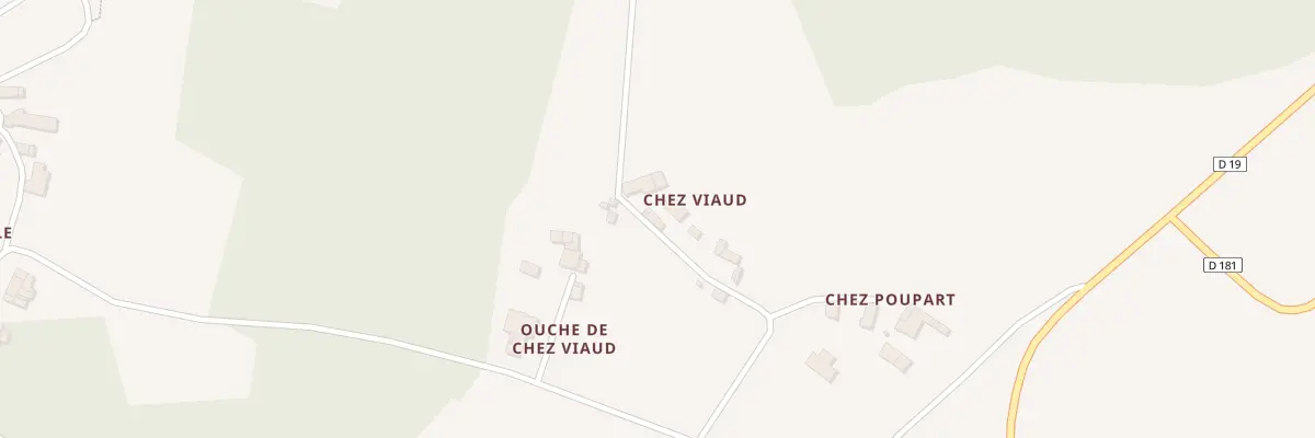 Plan du 6 Chez-viaud à Montjean