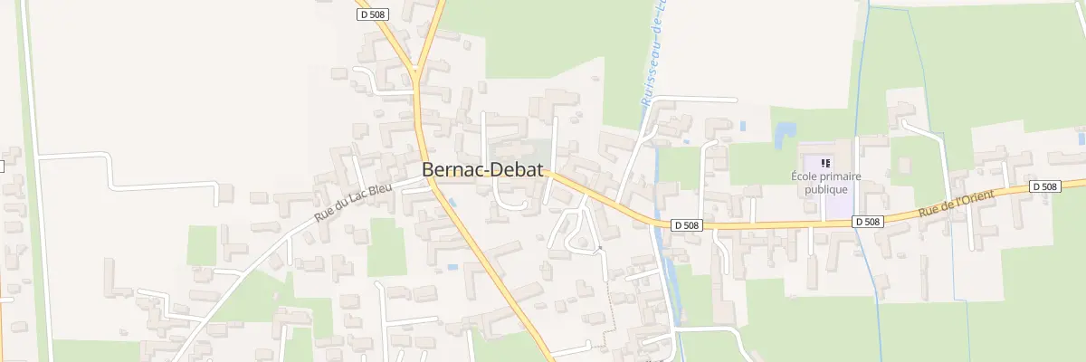 Plan du 20 Rue de l’Orient à Bernac-Debat