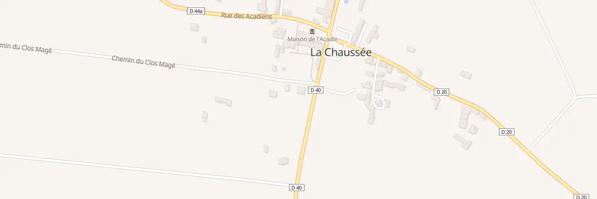 Plan du 1 Che du Clos Magé à La Chaussée