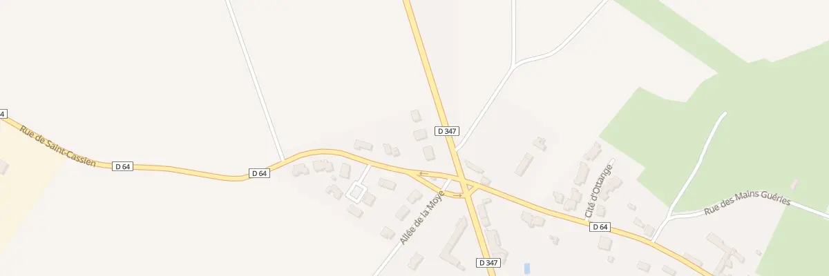 Plan du 29 Rte Nationale à Angliers