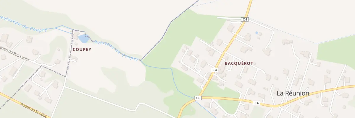 Plan du 309 Rte du Bacquerot à La Réunion